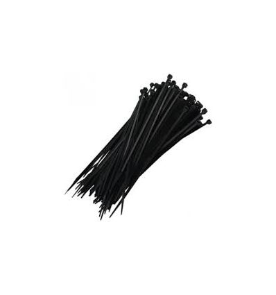 Abraçadeira Fivela Preta 2.5 x 140 mm (Cento)