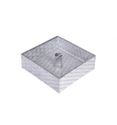Tampa Galvanizada 33x33 Rebaixada c/ 7,5 Cm
