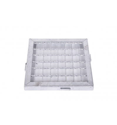 Tampa Galvanizada 33x33 Rebaixada c/ 7,5 Cm