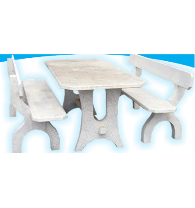 Mesa Cimento Retangular