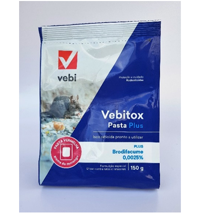 Raticida Vebitox Pellet Plus 140 g